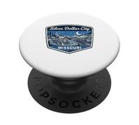 Silver Dollar City Missouri Vintage Train Mountain Cabin PopSockets Adhesive PopGrip