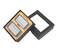 Silver Double Coil Pickup for 5 - String Electric Guitar, 2 Pieces - Durable Brass Base, Easy Installation, Superior Sound
