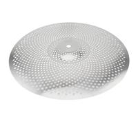 Silver Drummer Practice Quiet Cymbal Low Volume Hihat Crash Ride Mute Cymbals For Drum Set(20)