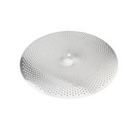 Silver Drummer Practice Quiet Cymbal Low Volume Hihat Crash Ride Mute Cymbals For Drum Set Drum Cymbals(16)