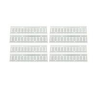 Silver E Track Tie Down Rail Kit 2' 8 Pack for Garages Trailers Motorcycle Tie Downs ATV Mountings E Track Bar Rails Secure Cargo Heavy Loads