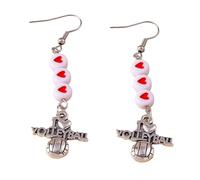 Silver Earings Rugby Football Earrings Sports Earrings Fashion Football Basketball Rugby Hoops Small Silver Studs For Women (F, One Size)