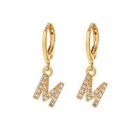 Silver Earrings for Women 26 Initial Earrings 26 Alphabet A Z Alphabet Initial Gold Light Feeling For Women Girls (M, One Size)