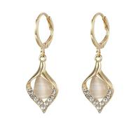 Silver Earrings Tears Earrings High End Fashionable And Elegant For Daily For Inspirational Present (Silver, 3. 5cm)
