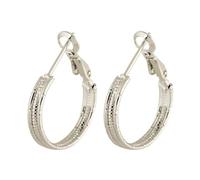 Silver Earrings Thin, Statement Earrings Summer Teardrop Circle for Holiday Gifts Family Parties Wedding