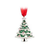 Silver Editions Traditional Christmas Tree in Metallic Silver Silver Editions Metallic Silver