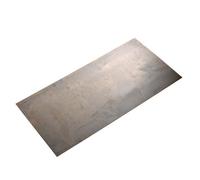Silver Effect Steel Smooth Sheet, (H)500mm (W)250mm (T)0.6mm 510G