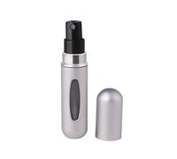 (silver) Empty Refillable Perfume Bottle Travel Portable Mini Women Parfum Atomizer Original Spray Cosmetic Containers