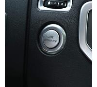 Silver Engine Start Stop Push Button Switch Sticker Cover for LR4 Discovery 4 &for LandRover Sport 2010-2013 Aluminum Alloy Car Accessory