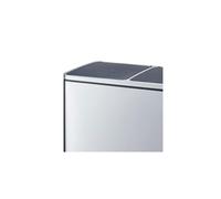 (Silver) EVRE 60L Recycling Soft Close Bin 2 x 30L Double Compartment