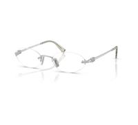 Silver Eyewear Frames Sunglasses, unisex, Miu Miu, Glasses, Gray, 53 MM, Accessories 53 MM