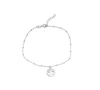 Silver F.Hinds Tree Of Life Anklet - 10in - F2011