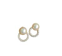 Silver Fashion Big Imtation Pearl Dangle Earrings Women Golden Luxury Model Show Jewelry Party Club Wedding Earring Gifts For Girlfriend, Wife, Sister, Daughter,