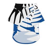 Silver Fern Flag Banner Dog Shirts Summer Pet Clothes Comfort T-Shirts Short Sleeveless Top for Cats Dogs XL