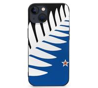 Silver Fern Flag Banner TPU Cell Phone Case Compatible with iPhone 13 Mini/13/13 Pro/13 Pro Max Soft Protective Shell