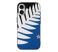 Silver Fern Flag Banner TPU Cell Phone Case Compatible with iPhone 17/17 Air/17 Pro/17 Pro Max Soft Protective Shell