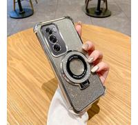 (silver, Find X8) Shockproof Holder Ring Phone Case For OPPO Reno 12 11 10 Pro 8 7 6 5 5G 12F 11F 5Z 7Z 8Z Find X3 X5 Lite X7 Ultra X8 Soft Cover