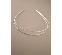 Silver Fine Double Row Alice Band IN8467 by Inca