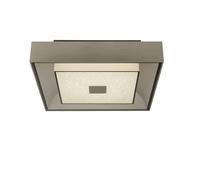 Silver Finish Crystal Sand Diffuser LED Flush Halls Porch Ceiling Fitting Light