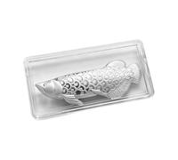 Silver Fish Home Decoration, Desk Decoration - Fish Charm for Tea Purification | Office Study Living Room Bookcase Dressing Table Desk Collectors Fes