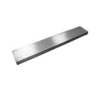 Silver Flat Rod Plate Thickness 1/2/3mm, Rectangular, 304 Steel Board for Model Boat 1pc(100 * 10 * 15MM)