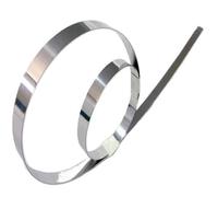 Silver foil, 1pcs 1Meter Width 200mm Sheet Foil, Thickness 0.1/0.15/0.2/0.25/0.3/0.35/0.4mm SUS301 Stainless Steel Strip Belt(0.3x200x1000mm)