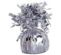 Silver Foil Balloon Weight (5cm x 13cm) 1 Count - Stylish & Durable Accessory for Party Decorations & Events