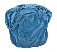 Silver for fox Velvet Dining Chair Cover High Elasticity Silver(turquoise blue)