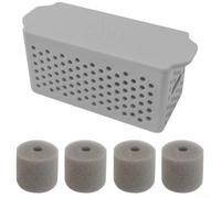 Silver For Ion Filter Accessory Kit Compatible With For Narwal For Freo X And Ultra J4 Robot Vacuum Cleaner Including Four Sponges For Optimal Performance