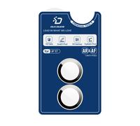 (Silver) For iPhone 17 Camera Lens Protector DUX DUCIS HAWK Series Tempered Glass Lens Protector
