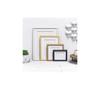 (Silver Frame White Mount, 12x12" Frame for 9x9" Picture) FramesPlus Minimo Range Photo Picture Poster Frames with White Mount 13 Colors Large Square Small Hang or stand in both Landscape or Portrait