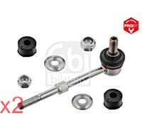 Silver Front Stabiliser Rod Strut FEBI x2 pcs Fits TOYOTA 4 Runner 48820-35010
