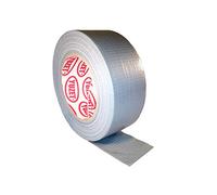 Silver Gaffa Tape 50m Length 48mm Width - Ideal for fixing, binding and repairs on a multitude of household and professional jobs
