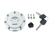 Silver Gas Cap with Keys for CBR1000RR 2004-2014