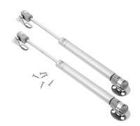 Silver Gas Struts Hydraulic Pressure Support Telescopic Rod | Silent Opening Closing Abs, Stainless Steel Cold Rolled Steel Anti Clamping, Strong Support