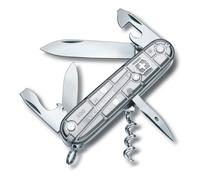 (Silver) Genuine Victorinox Spartan - 12 Feature Swiss Army Knife