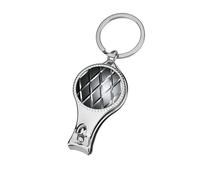 Silver Geometric Figure Nail Clipper Curved Blades with Nail File Sharp and Sturdy,Nail Clippers for Salon Home Nail Art, Toenail Clippers Pedicure Tools for Feet for Men & Women