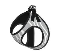 Silver Geometric Figure Print Adjustable Harness Leash Set For Cats And Dogs, Soft Breathable Kitten Puppy Mesh Vest With Reflective Design, Escape-Proof Lead For Small Pets Walking Training