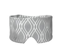 Silver Geometric Figure Print Eye Shade Cover for Nap Travel Yoga,Eye Cover Blindfold Travel Office Nap Airplane