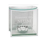 Silver Glass Glitter Mirror Mum Friend Wax Melt