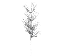 Silver Glitter Firework Christmas Spray - 74 cm Decorative Stem for Wreaths & Garlands