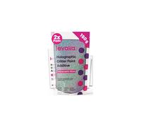 Silver Glitter for Paint 150g Holographic Glitter with 2 x Buffing Pads Silver Glitter Paint Additive Luminous Paint Finish on Interior or Exterior