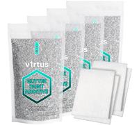 Silver Glitter Paint Additive 400g with 4X Buffing Pads | Additive for Glitter Paint Walls, Add to Interior & Exterior Paint, Emulsion, Varnish | v1rtus