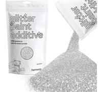 Silver Glitter Paint Additive Ultrafine 100g for Adding Sparkle to Paints & Varnish | Paint Walls Sparkly Add to Emulsion, Acrylic or Lacquer Indoor | Hemway