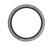 Silver Glitter Sparkles Steering Wheel Universal Fit for Cars, Trucks, Suvs, Atvs | All-Season Comfort & Eco-Friendly Material