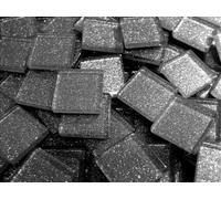 Silver Glitter Tiles. Beautiful Tactile Mosaic Tiles. Durable and Easy to use 2cm so fit Well with Other Mosaic Tiles.