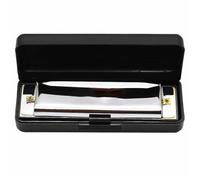 Silver Gold 10 Hole 20 Note Blues Harmonica Suitable For Professional Players And Beginners With Box(2)