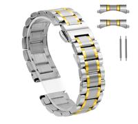 (silver,gold, 19mm) Watch Strap 12mm 13mm 14mm 15mm 16mm 17mm 18mm 19mm 20mm 21mm 22mm 23mm 24mm Stainless Steel Metal Watch Band