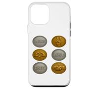 Silver & Gold Coin Uniting Symbols - Unity Love Peace Design Case for iPhone 12 mini