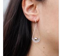 Silver & Gold Earring - Luna Balance